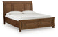 Havenstein California King Sleigh Storage Bed