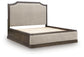 Bannette King Upholstered Panel Bed