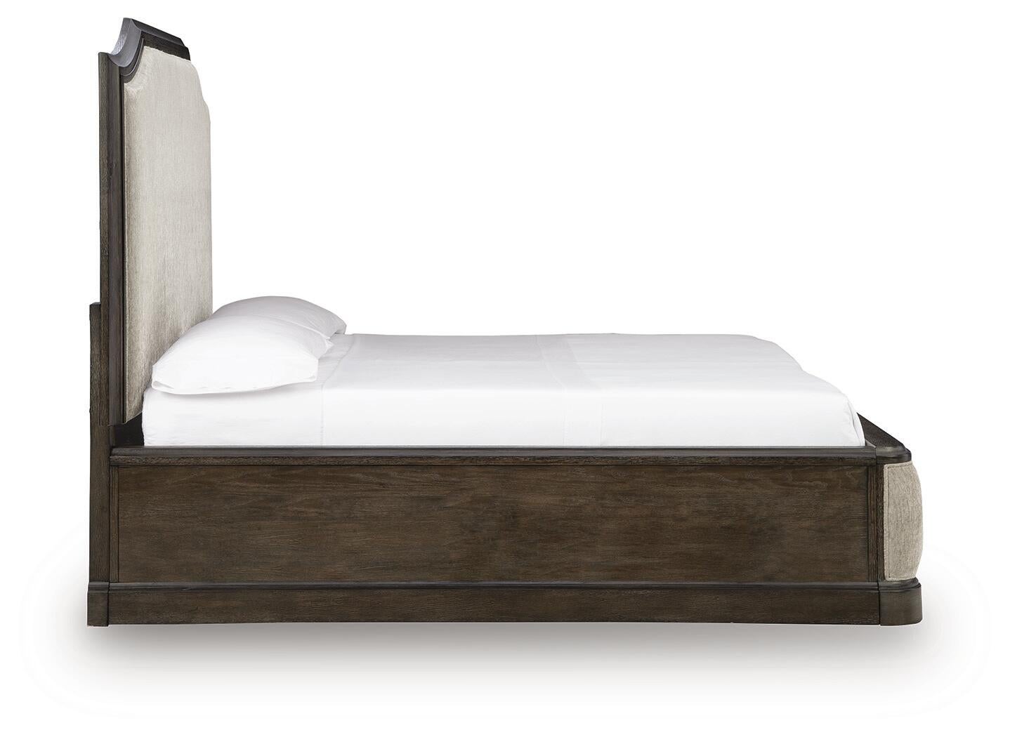 Bannette King Upholstered Panel Bed