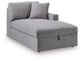 Modmax 8-Piece Sectional with Storage Chaise and Audio Consoles