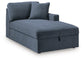Modmax 8-Piece Sectional with Storage Chaise and Audio Consoles