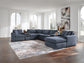Modmax 8-Piece Sectional with Storage Chaise and Audio Consoles