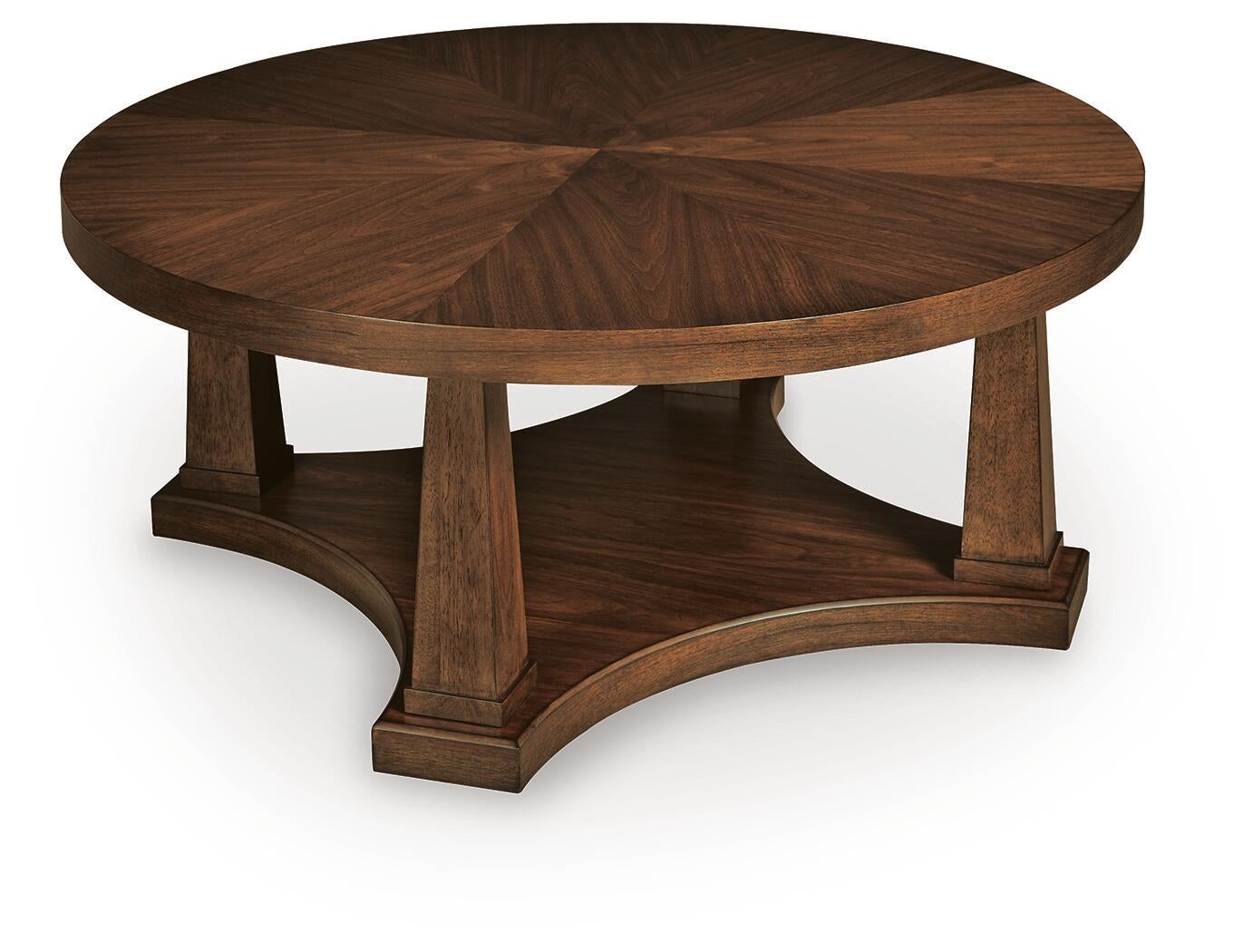 Rustic Plains Round Cocktail Table