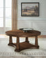 Rustic Plains Round Cocktail Table