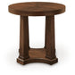 Rustic Plains Round End Table