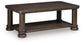 Bannette Rectangular Cocktail Table