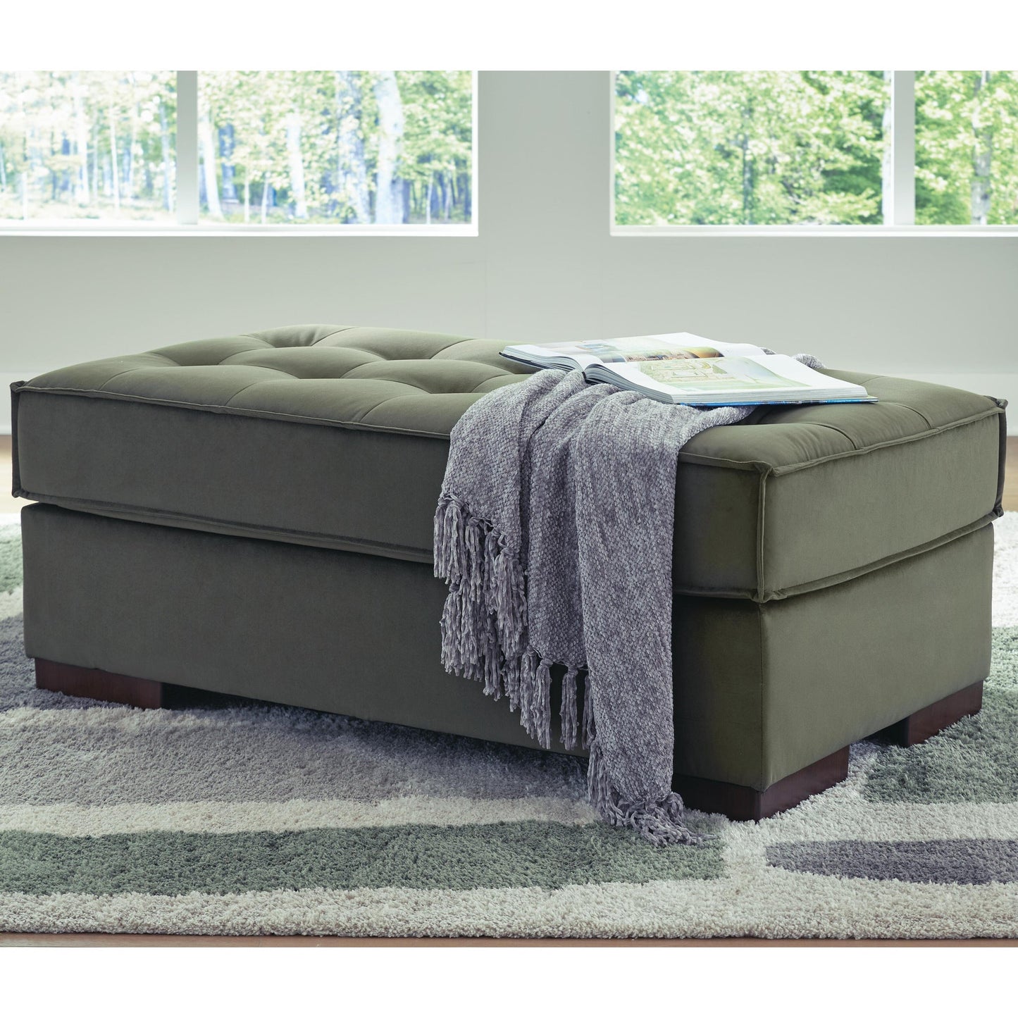 Chalcombe Oversized Accent Ottoman