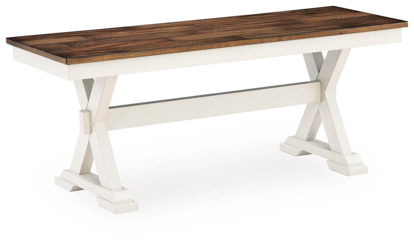 Jendanton Large Dining Room Bench