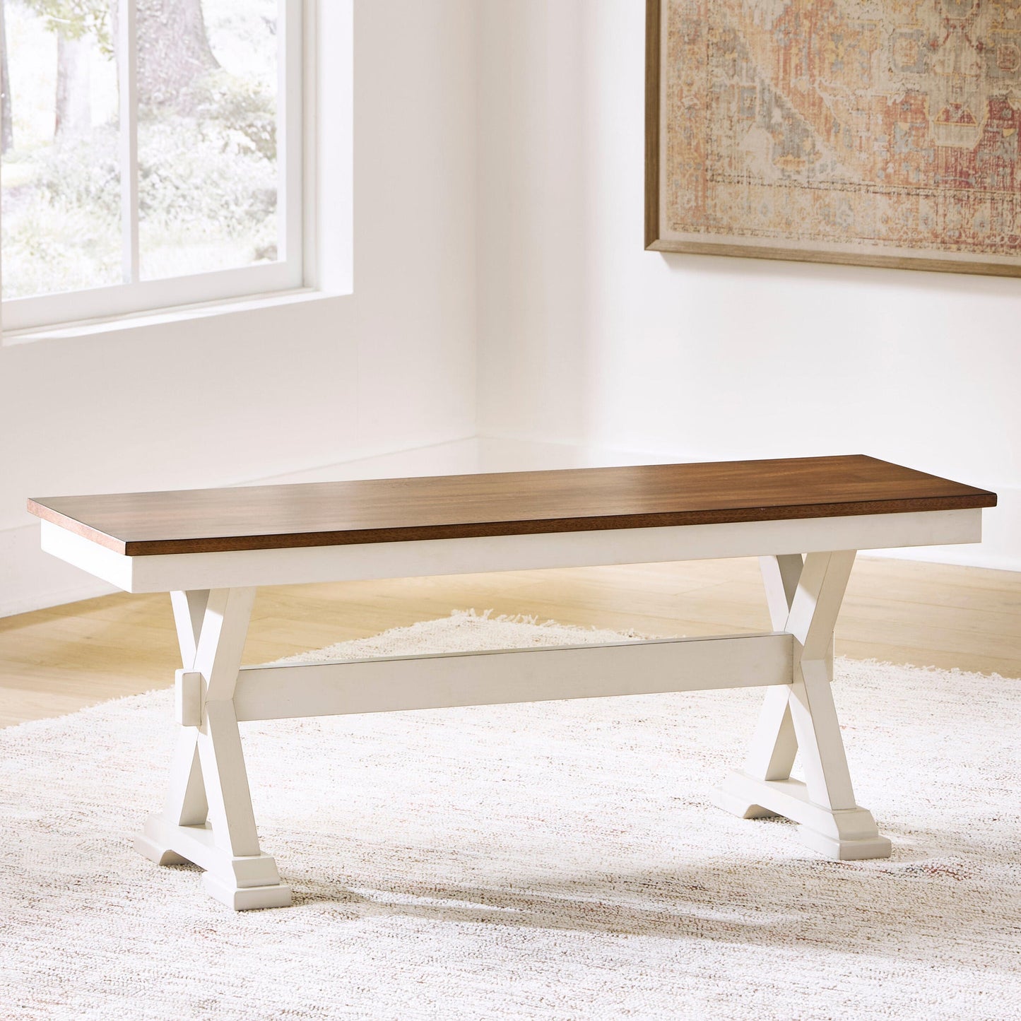 Jendanton Large Dining Room Bench