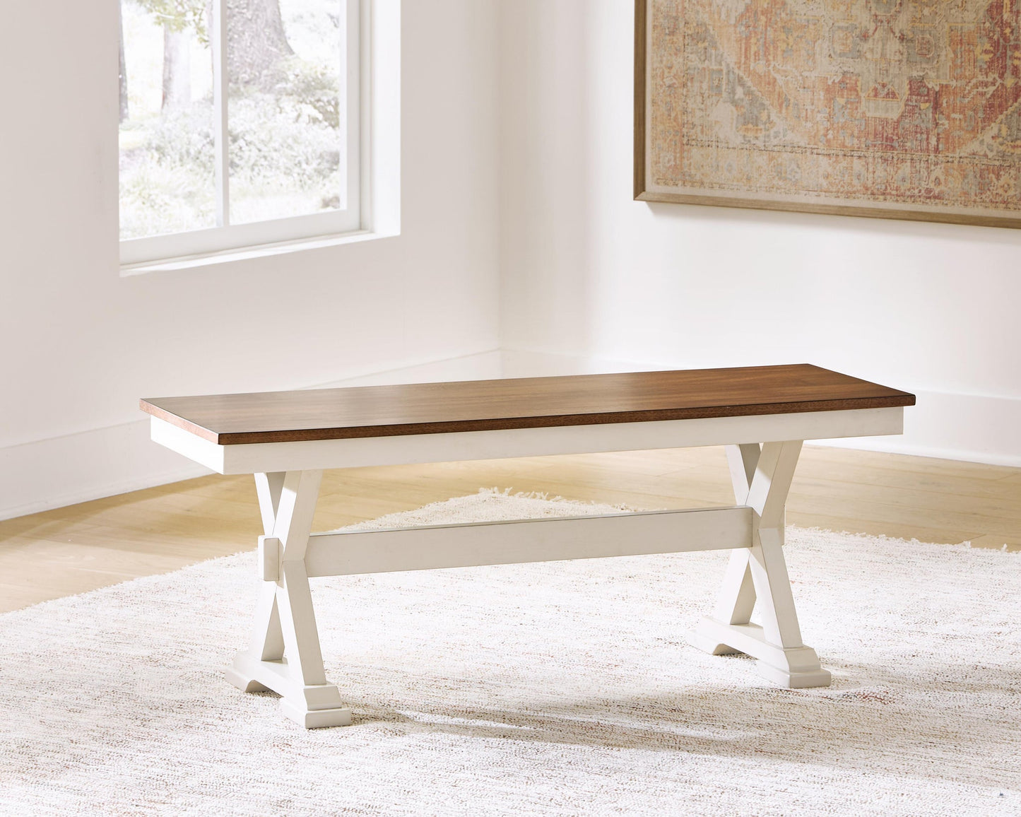 Jendanton Large Dining Room Bench