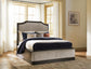 Bannette Queen Upholstered Panel Bed