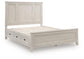 Cressenda Queen Panel Storage Bed