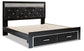 Kaydell King Upholstered Panel Storage Platform Bed