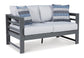 Amora Outdoor Sofa, Loveseat and 2 Lounge Chairs with Coffee Table and 2 End Tables