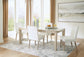 Wendora Dining Table and 4 Chairs