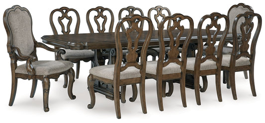 Maylee Dining Table and 10 Chairs