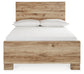 Hyanna Full Panel Bed with Mirrored Dresser, Chest and Nightstand