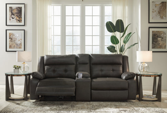 Mackie Pike 3-Piece Power Reclining Sectional Loveseat with Console